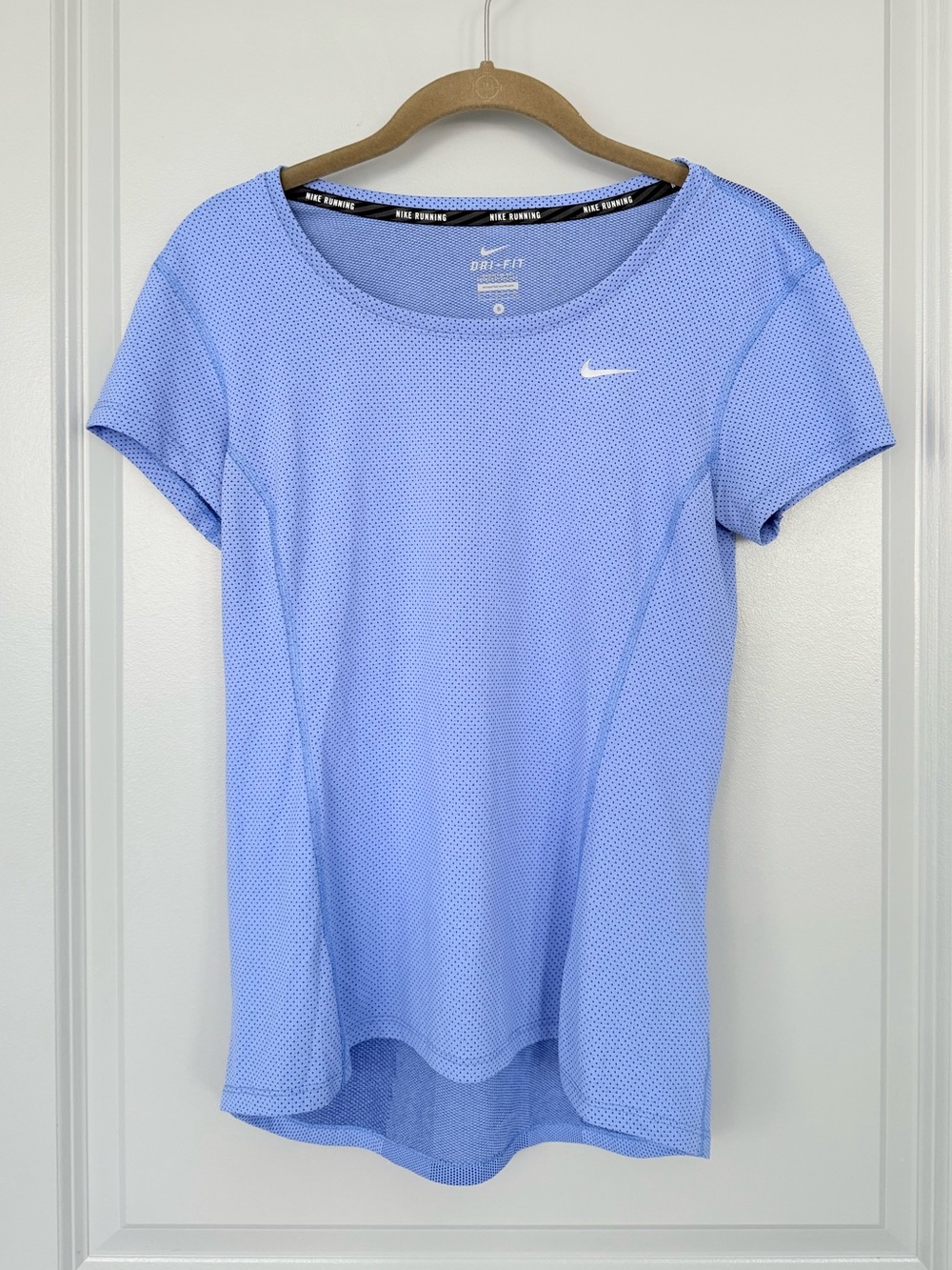 Nike Women's Light Periwinkle Blue Short Sleeve Dri-FIT Tee